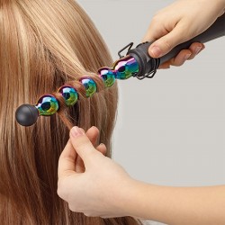 Lokówka do włosów Gamma Piu iron Bubble Rainbow marki 