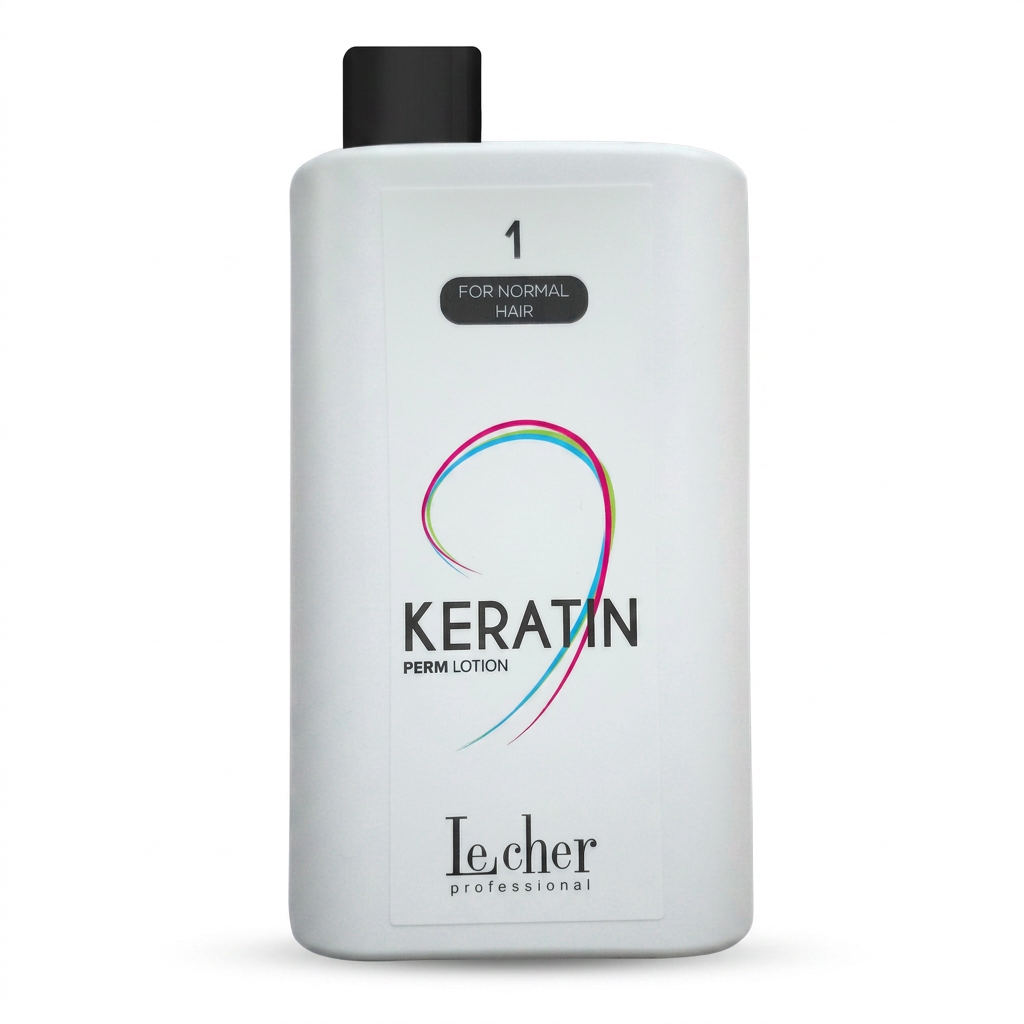 Lecher Keratin Perm płyn do trwałej ondulacji "1" włosy normalne 500ml