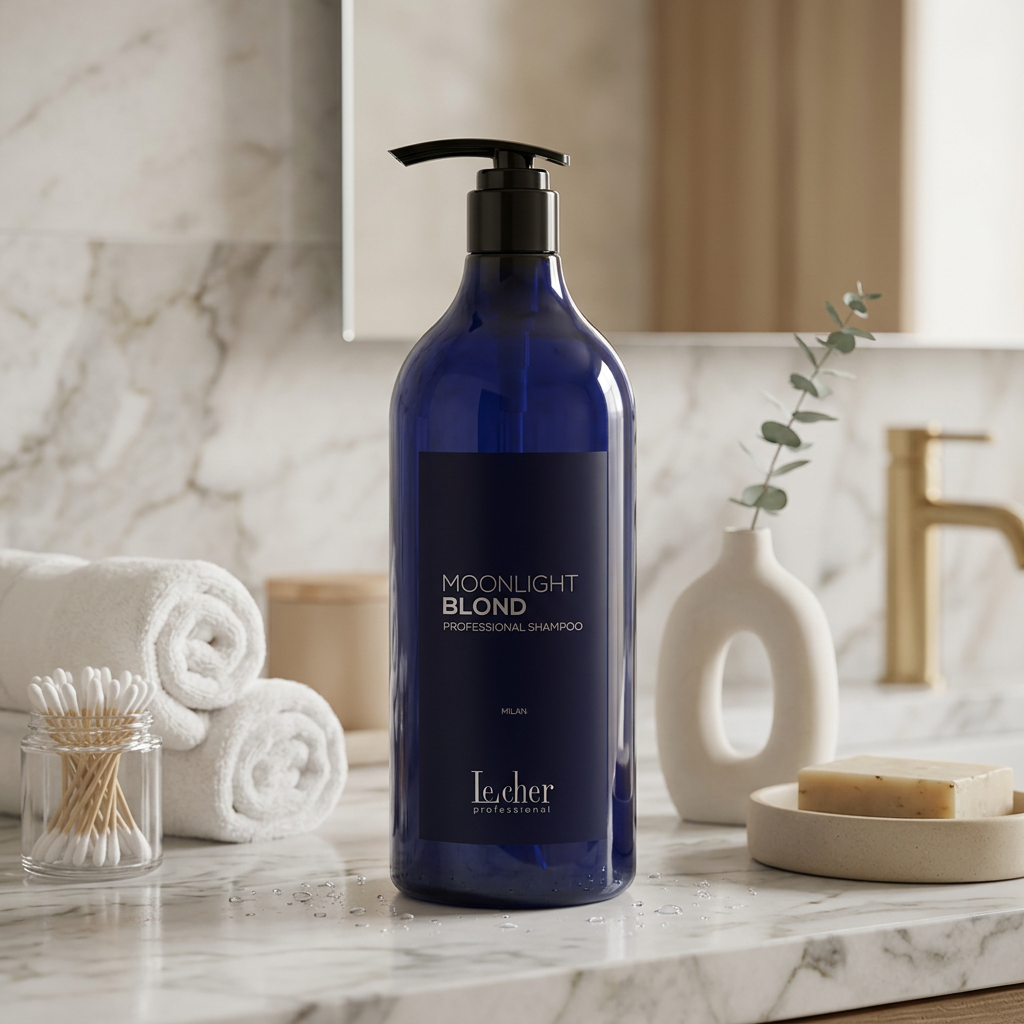 LECHER MOONLIGHT Szampon do włosów blond i siwych 1000ml - obrazek 2