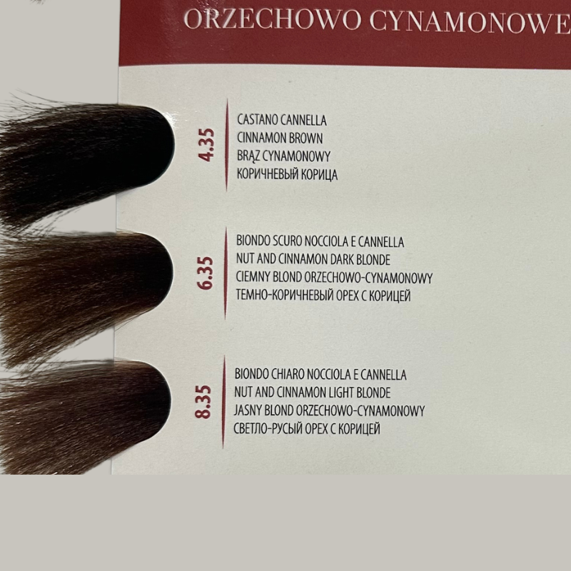 Lecher Professional Si'colore Farba do włosów odcień ORZECHOWO CYANAMONOWE- 100ml - obrazek 2