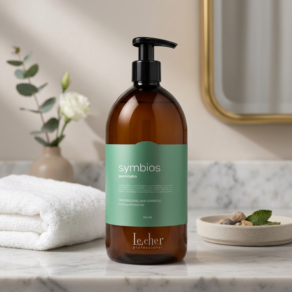 Lecher Professional Symbios Peel&Hydro Szampon nawilżający z olejem konopnym 500ml/1000ml - obrazek 3