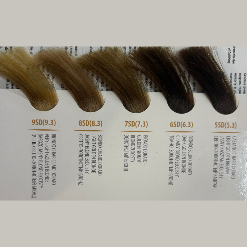 Lecher Geneza farba do włosów - odcienie ZŁOCISTE 100ml - obrazek 2