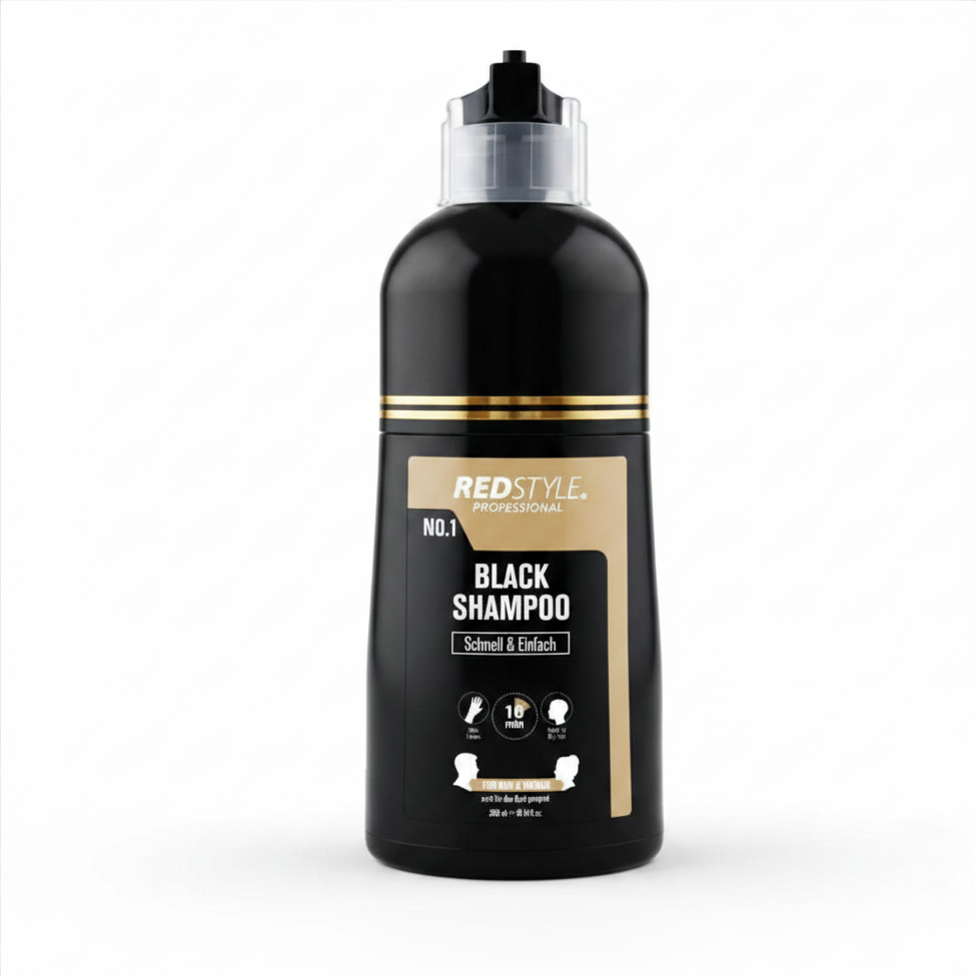 RED STYLE Redstyle szampon koloryzujący black NO.1 300ml - obrazek 3