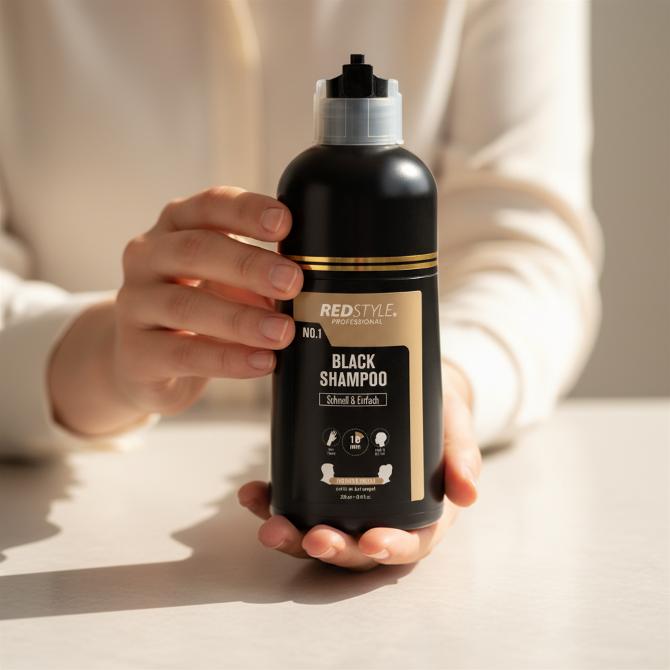 RED STYLE Redstyle szampon koloryzujący black NO.1 300ml - obrazek 2