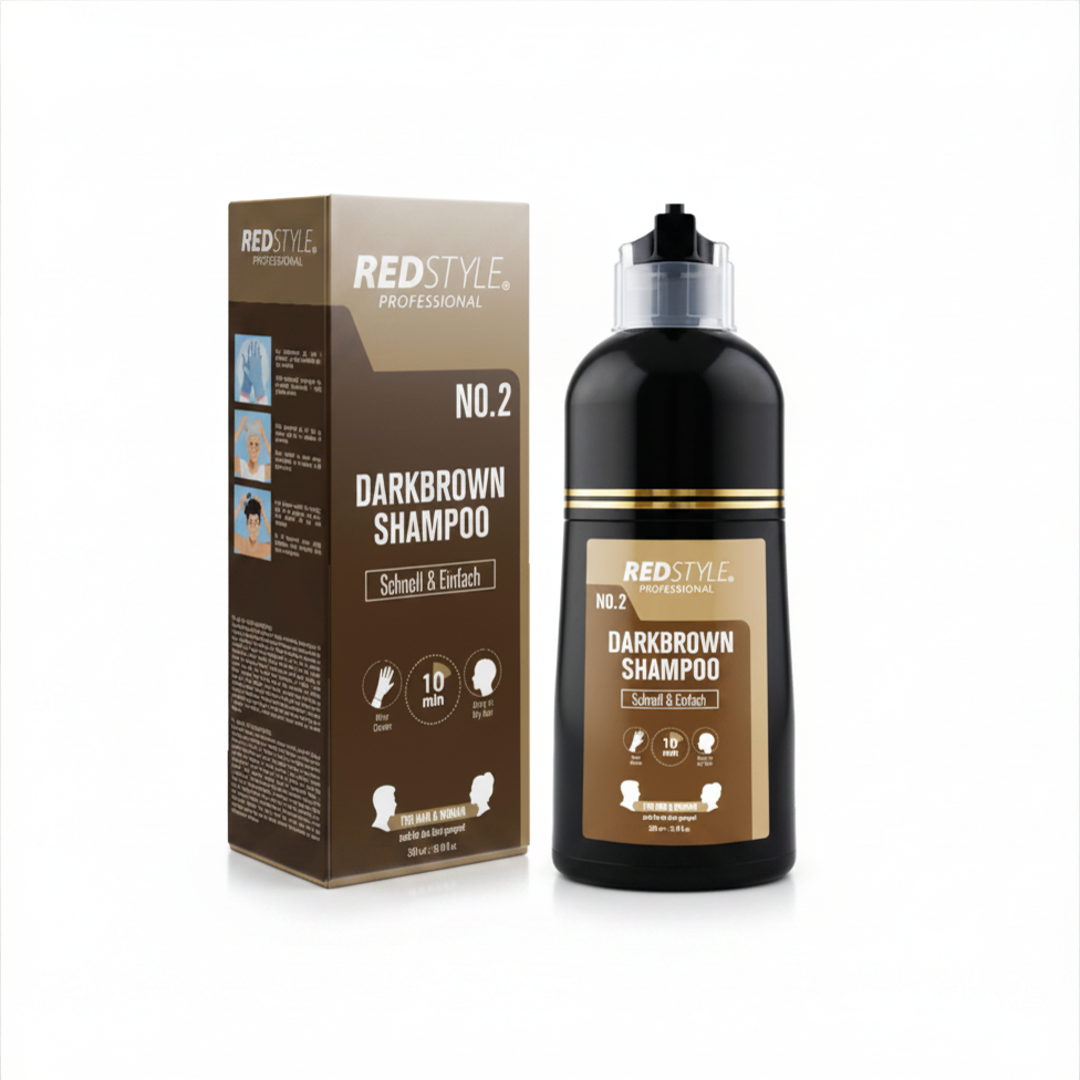 RED STYLE Redstyle szampon koloryzujący dark brown NO.2 300ml - obrazek 3