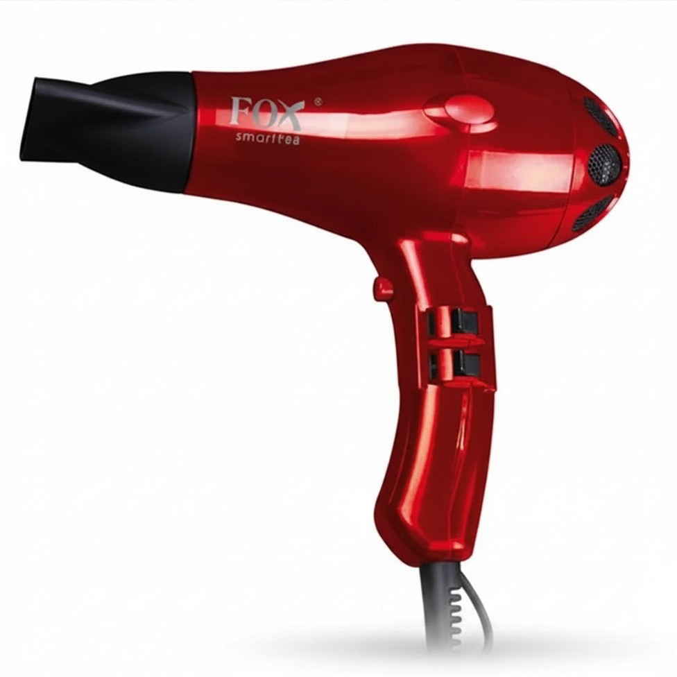 Fox Smart Red, profesjonalna suszarka z jonizacją, czerwona, 2100W - obrazek 3
