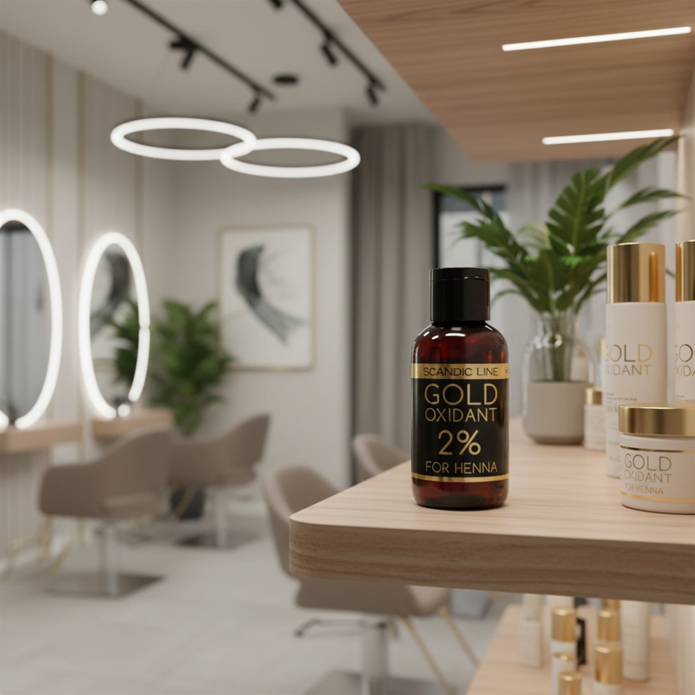 Scandic Gold Oxidant 2% 50 ml oxydant do henny - obrazek 2