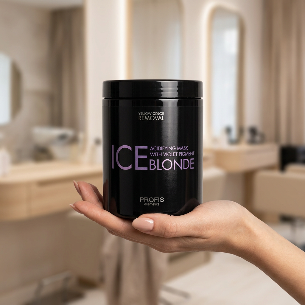 PROFIS Maska do włosów ICE BLONDE - 300ml/1000ml - obrazek 4