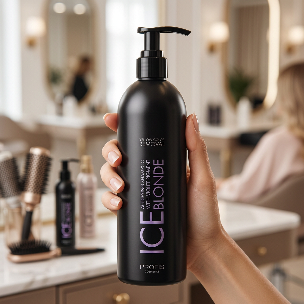 PROFIS Szampon do włosów ICE BLONDE - 1000ml - obrazek 4