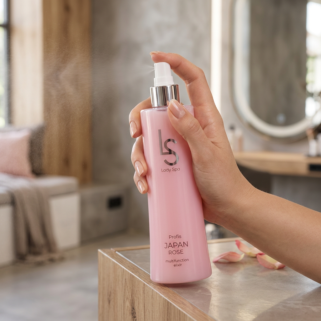 PROFIS Wielofunkcyjny spray do włosów Lady Spa JAPAN ROSE Elixir - 250ml - obrazek 4