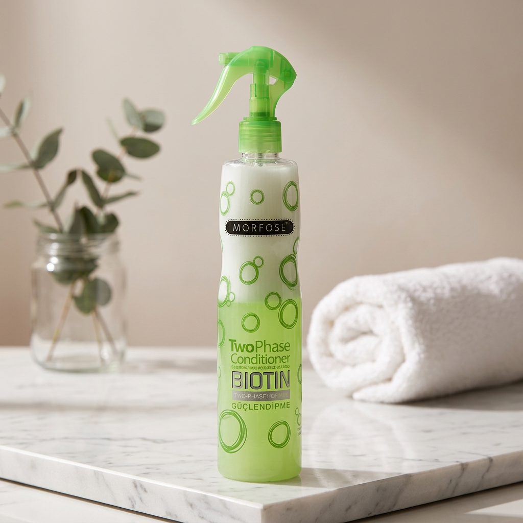 MORFOSE Odżywka do włosów dwufazowa BIOTIN - 400ml - obrazek 2