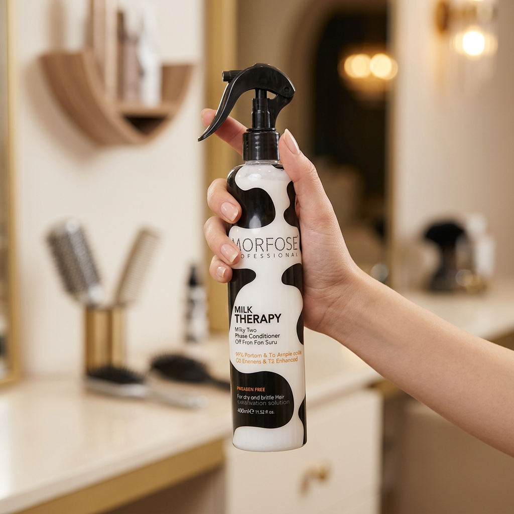 MORFOSE Odżywka do włosów dwufazwa MILK THERAPY - 400ml - obrazek 4