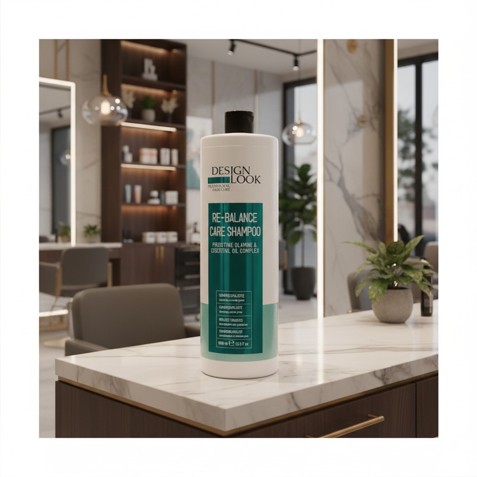 DESIGN LOOK Szampon przeciwłupieżowy RE-BALANCE CARE 300ml / 1000 ml - obrazek 2