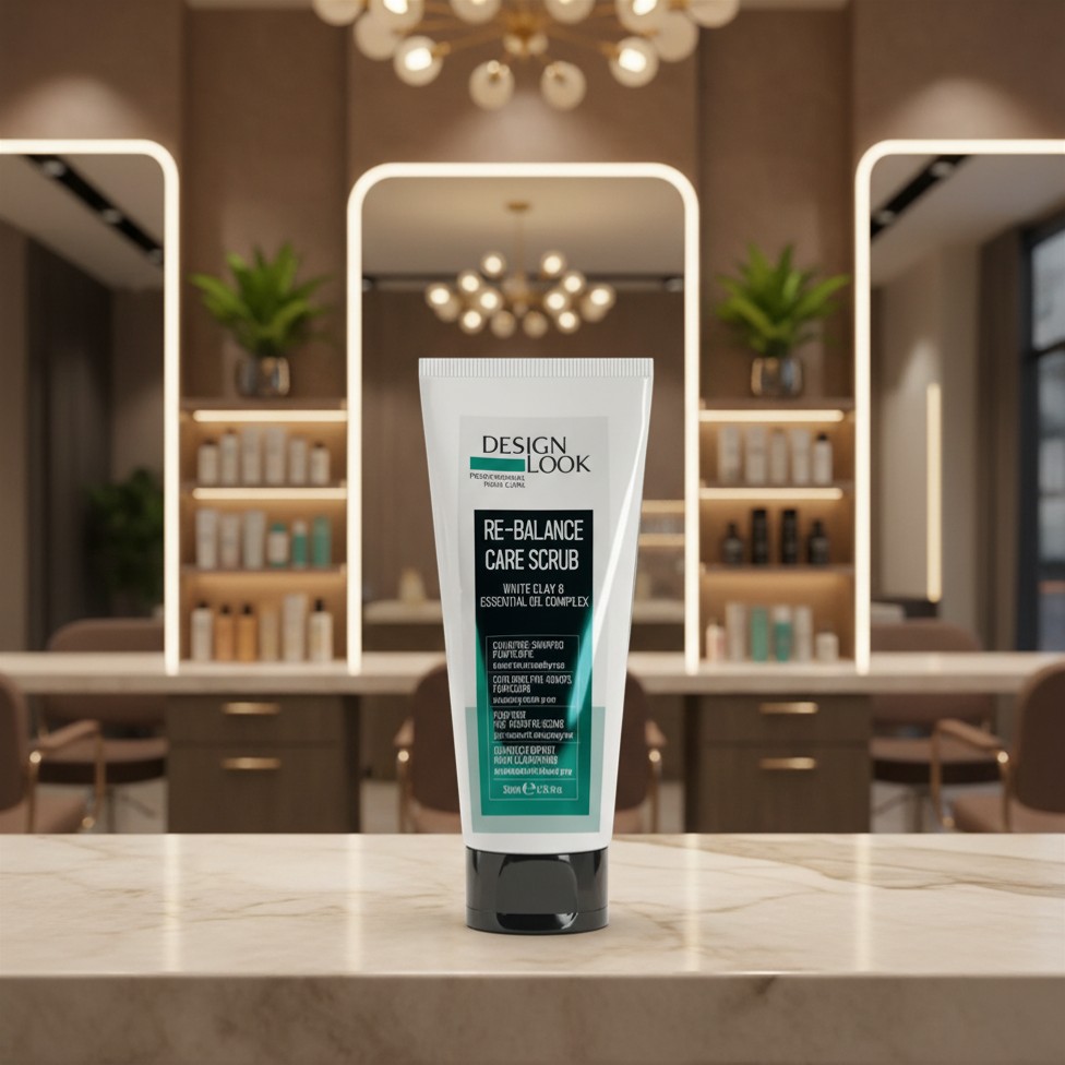 Design Look Peeling RE-BALANCE CARE do włosów z łupieżem i przetłuszczających się 200 ml - obrazek 4