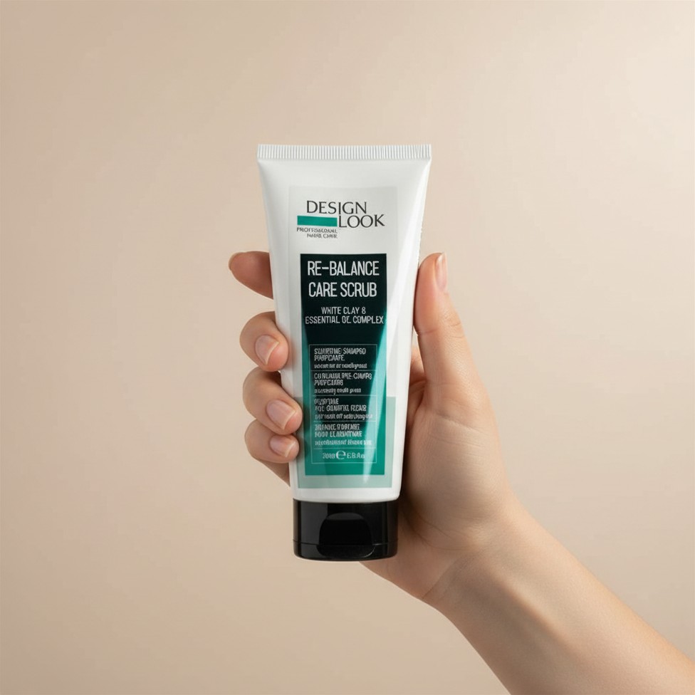 Design Look Peeling RE-BALANCE CARE do włosów z łupieżem i przetłuszczających się 200 ml - obrazek 2