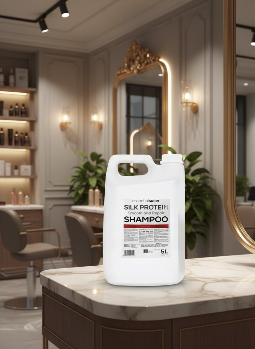 PROFIS SILK PROTEIN szampon wygładzający z jedwabiem 5000ml - obrazek 4