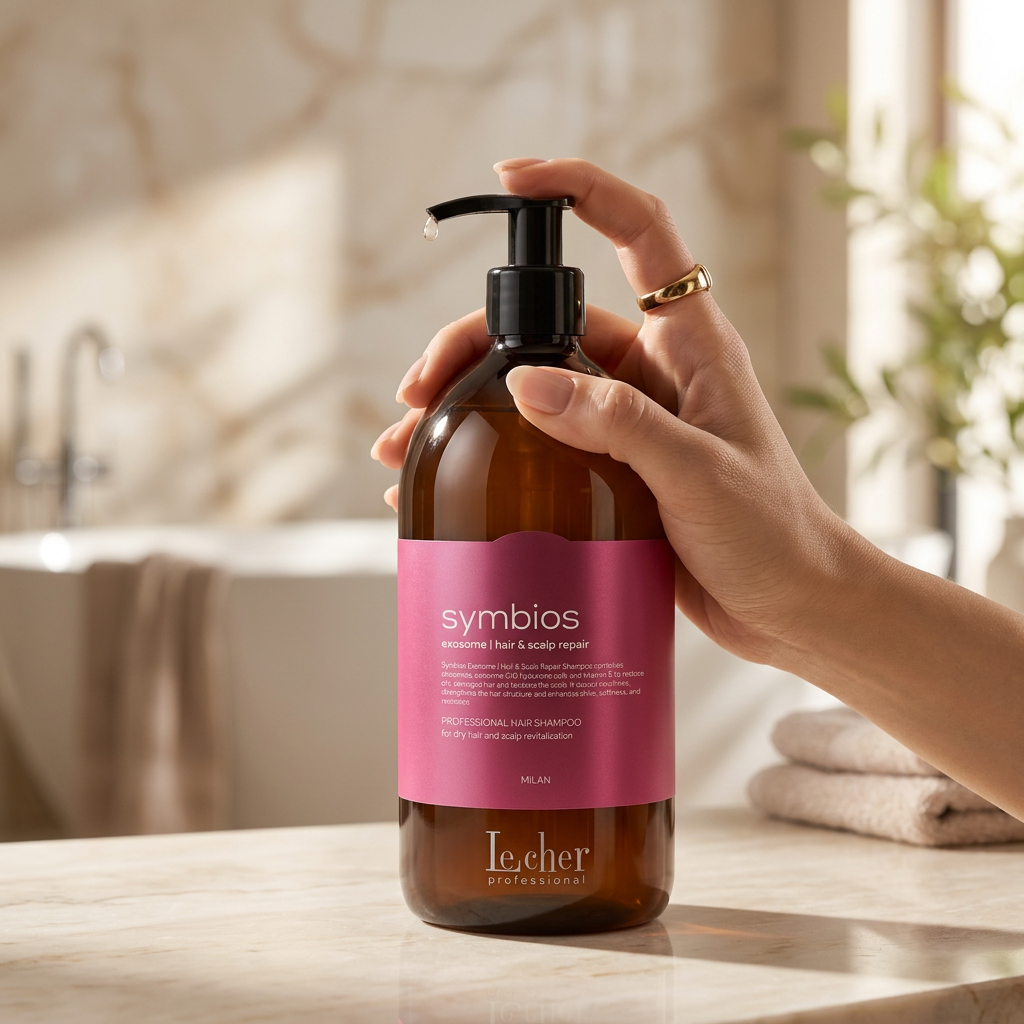 Lecher Symbios EXOSOME - Hair&Scalp Repair SZAMPON 1000ml - obrazek 4