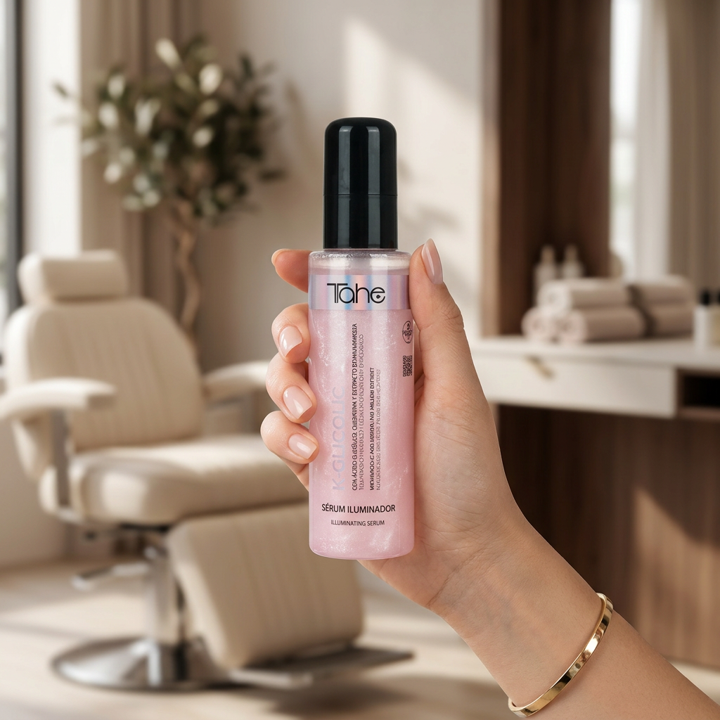 TAHE Serum rozświetlające i scalające końcówki włosów K-GLICOLIC - 100ml - obrazek 4