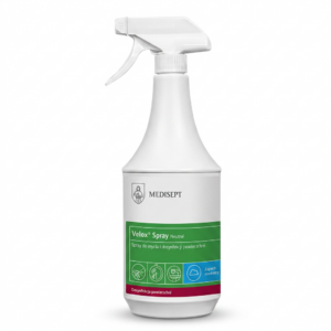 MEDICLEAN VELOX SPRAY 1L mycie i dezynfekcja powierzchni zmywalnych
